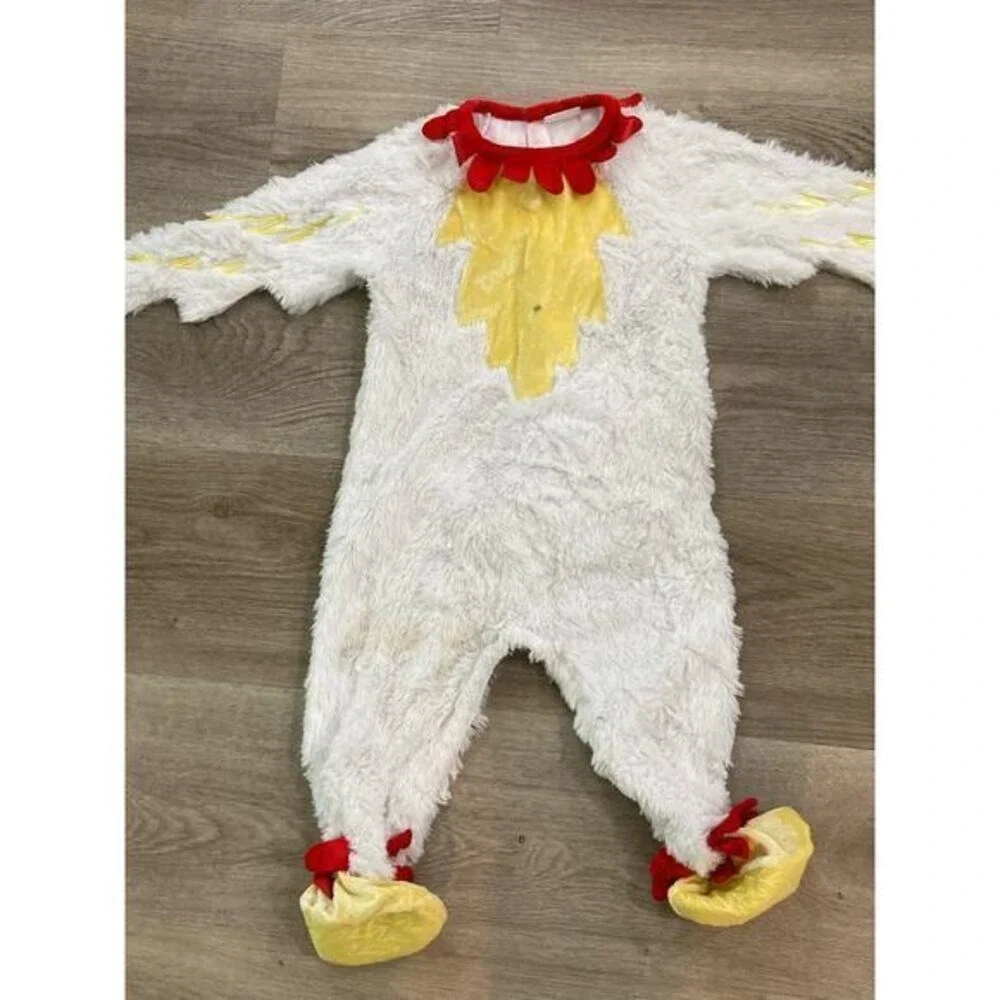 Spirit Halloween Infant Little Chick Costume 12-18 Months Toddler Baby White